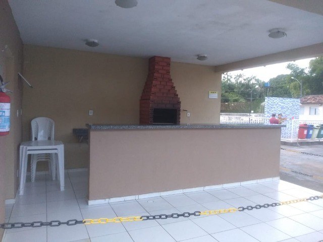 Churrasqueira do salão de festas